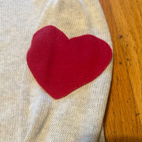 Moon Knit Sweater w/ Heart Elbow Patches - Picture 3 of 7